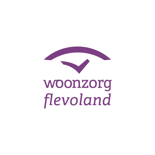 Logo paars  Woonzorg Flevoland